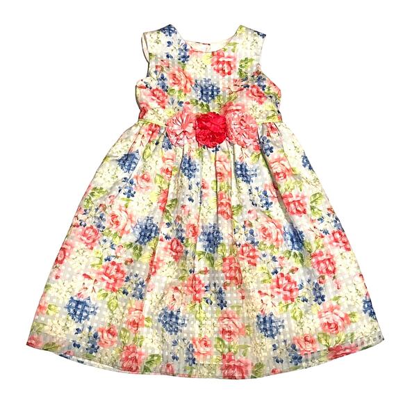 Marmellata Little Girl's Floral Flouncy Party Dress Size 6X